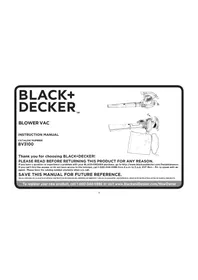 BLACK &amp; DECKER BV3100 - Souffleur de feuilles