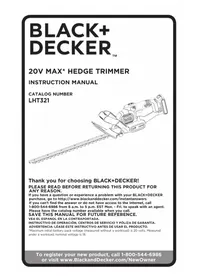 BLACK &amp; DECKER LHT321 - Hedge trimmers