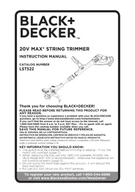 BLACK &amp; DECKER LST522 - Taille-haies