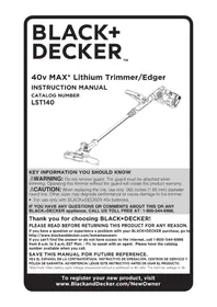 BLACK &amp; DECKER LST140C - Taille-haies