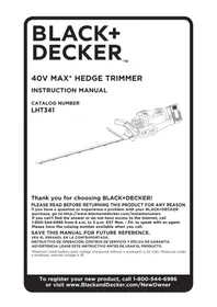 BLACK &amp; DECKER LHT341 - Hedge trimmers