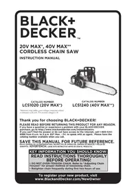 BLACK &amp; DECKER LCS1240 - Sierra electrica