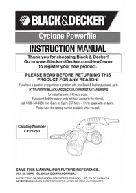 Notice BLACK & DECKER BR318 Grinder