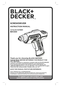 BLACK &amp; DECKER BDCS50 - Destornillador