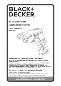 BLACK &amp; DECKER BDCS30 - Destornillador