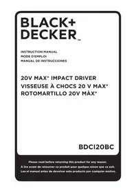 BLACK &amp; DECKER BDCI20BC - Screwdriver