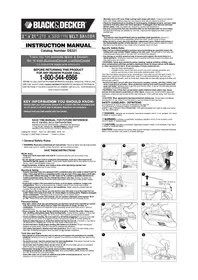 Notice BLACK & DECKER DS321 Broyeur