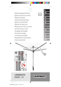 Notice Leifheit LINOMATIC 500 EASY 85286 Skalbyklė