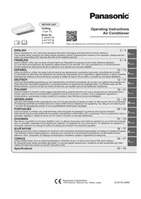 Notice PANASONIC S1014PT3E Klima