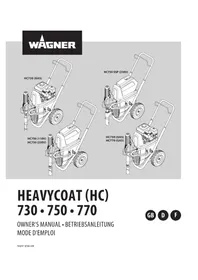 Notice WAGNER HEAVYCOAT 750 G Paint spray