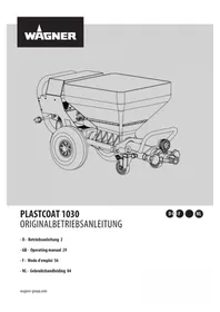 Notice WAGNER PLASTCOAT 1030 Cement mixer