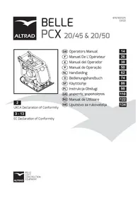 Notice Lescha BELLE PCX 2050 Plaque vibrante