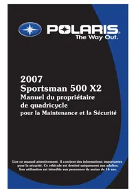 POLARIS Sportsman 500 X2 Quadricycle (2007) - Quad