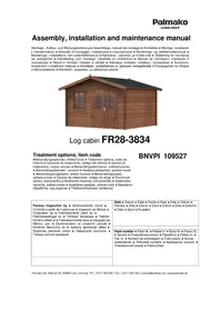 Notice PALMAKO VALENTINE садовый сарай