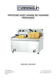 Notice Casselin CFEV102TB Friteuse