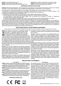 Notice MANHATTAN 460255 Chargeur électrique