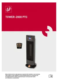 Notice Soler & Palau TOWER2000 PTC Riscaldamento