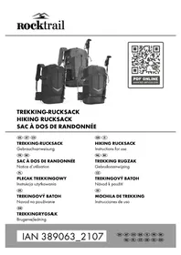 Notice Rocktrail IAN 389063 Sac à dos