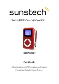 Notice Sunstech DEDALO2BT Reproductor de mp3