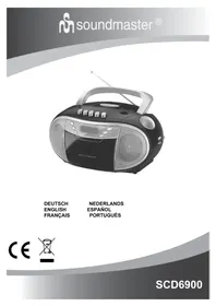 Notice Soundmaster SCD6900 Cd-spieler/rekorder