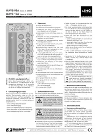 Notice IMG STAGE LINE WAVE10A Enceinte audio