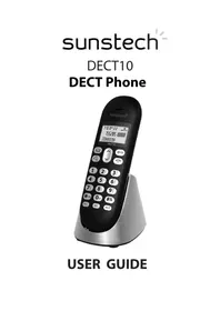 Notice Sunstech DECT10 Teléfono