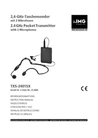 Notice IMG STAGE LINE TXS2401SX Mikrofon