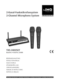Notice IMG STAGE LINE TXS2402SET Mikrofon