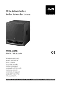 Notice IMG STAGE LINE PSUB418AK Subwoofer