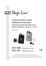 Notice IMG STAGE LINE ATS20R Mikrofon