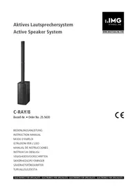 Notice IMG STAGE LINE CRAY8 Głośnik