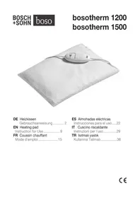 Notice BOSO BOSOTHERM 1200 Coussin chauffant