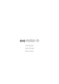 Notice EVE MOTION Détecteur de mouvements