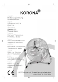 Notice KORONA 81004 Ventilator