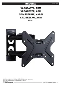 Notice Biltema 247790 Support mural