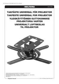 Notice Biltema 24735 Support de fixation plafond