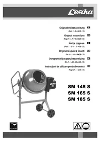 Notice Lescha SM 185 S Mélangeur de ciment