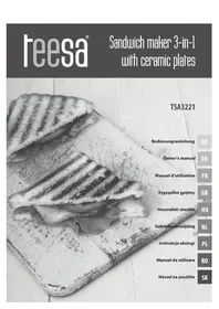 Notice Teesa TSA3221 Pince pour croque monsieur