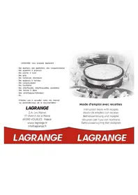 Notice TTM TRADI' DUO LA109016 Plaque de grill