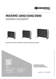 Notice Sonnenkönig MAXIMO 1500 Heating