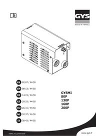 Notice GYS GYSMI 130P Saldatrice