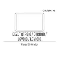 Notice GARMIN DEZL LGV1010 Gps