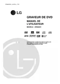 Notice LG DR4922SVL Combi DVD video