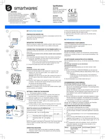 Notice SMARTWARES SH499558 Télécommande pour volet roulant