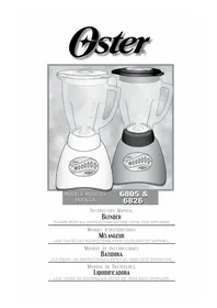 Notice OSTER 6805 Blender