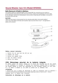 Notice CREATIVE SOUND BLASTER JAM V2 Casque