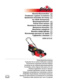 Notice Grizzly BRM 421020 Rasenmäher
