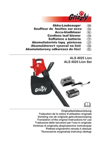 Notice Grizzly ALS 4025 LION Souffleur