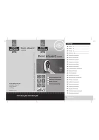 Notice Burg Wächter DOOR EGUARD DG 8100 Système de sécurité et de contrôle d'accès