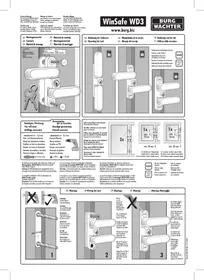 Notice Burg Wächter WINSAFE WD3 Système de sécurité et de contrôle d'accès